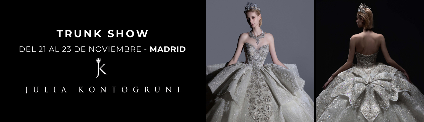 Trunk Shows JULIA KONTOGRUNI. en Sedka Novias MADRID